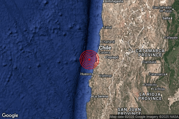 Terremoto 16:51:55 M5.5 epicentro “Chile (Peruvian point of view) [Sea]”