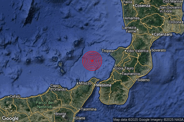Terremoto 07:19:29 M2.2 epicentro “Tirreno Meridionale (MARE)” Terremoto 07:19:29 M2.2 epicentro “Tirreno Meridionale (MARE)”