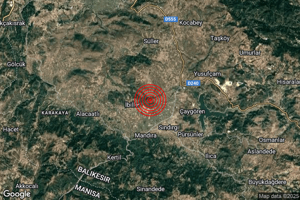 Terremoto 22:02:58 M4.5 epicentro “Turkey”