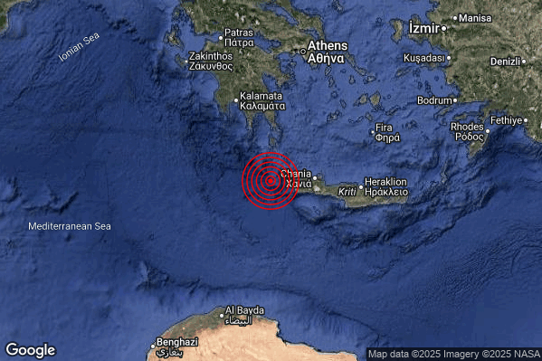 Terremoto 02:58:17 M5.1 epicentro “Greece [Sea]”
