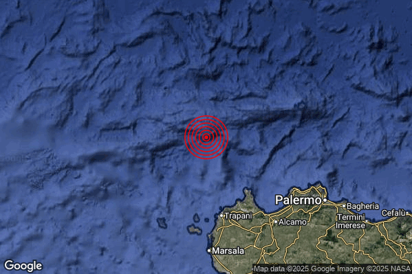 Terremoto 07:00:21 M2.8 epicentro “Tirreno Meridionale (MARE)”