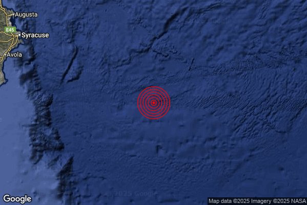 Terremoto 14:31:50 M2.9 epicentro “Mar Ionio Meridionale (MARE)”