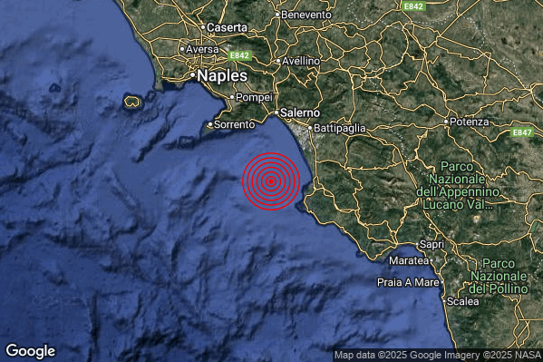 Terremoto 13:44:59 M2.0 epicentro “Golfo di Salerno (Salerno)” Terremoto 13:44:59 M2.0 epicentro “Golfo di Salerno (Salerno)”