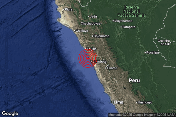 Terremoto 03:51:48 M6.1 epicentro “Peru (Peruvian point of view) [Sea]”