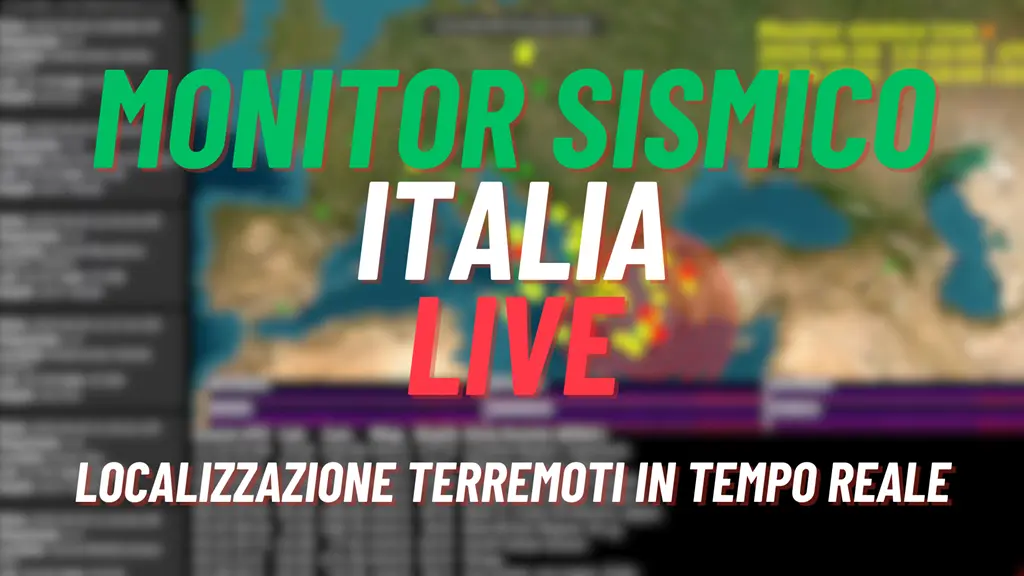 Monitor sismico italia live, localizzazione terremoti in tempo reale