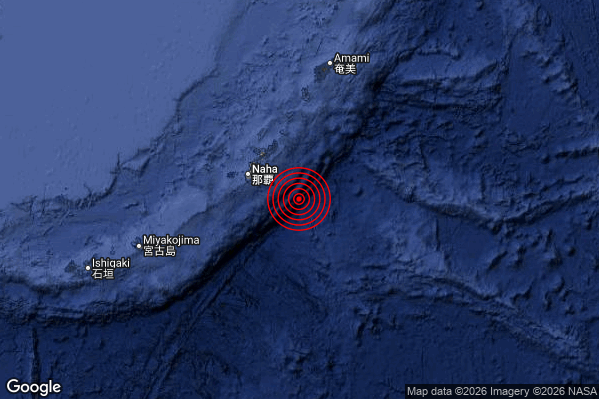Terremoto 22:48:14 M5.6 epicentro “Ryukyu Islands Japan [Sea: Japan]”
