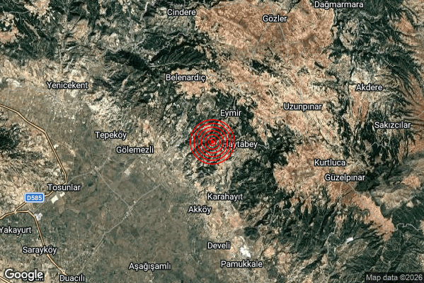 Terremoto 07:21:07 M4.7 epicentro “Turkey” Terremoto 07:21:07 M4.7 epicentro “Turkey”