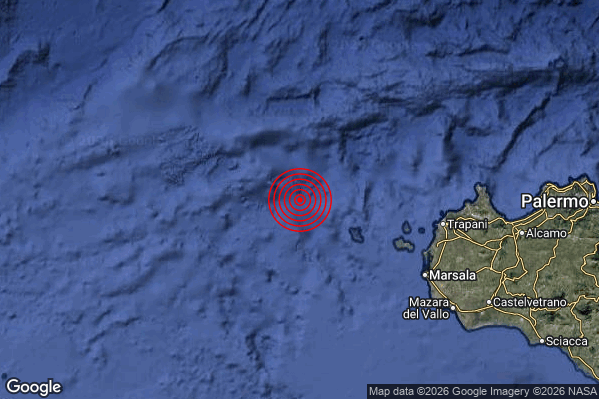 Terremoto 17:59:40 M2.8 epicentro “Tirreno Meridionale (MARE)”