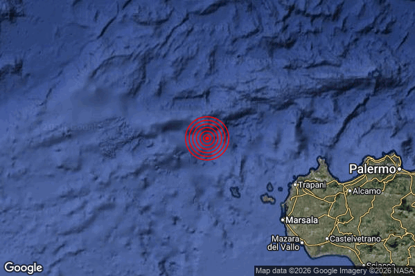Terremoto 18:58:46 M3.7 epicentro “Tirreno Meridionale (MARE)”