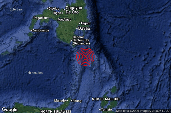 Terremoto 12:34:31 M6.1 epicentro “Talaud Islands Indonesia [Sea: Indonesia]”