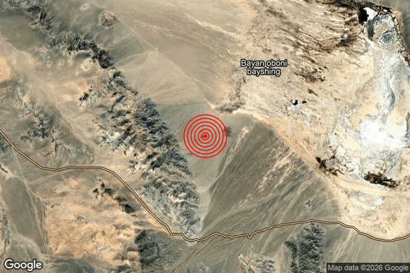 Terremoto 06:23:27 M5.7 epicentro “Mongolia”