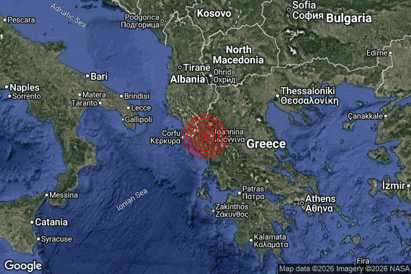 Terremoto 04:07:35 M3.4 epicentro “Greece [Land]”