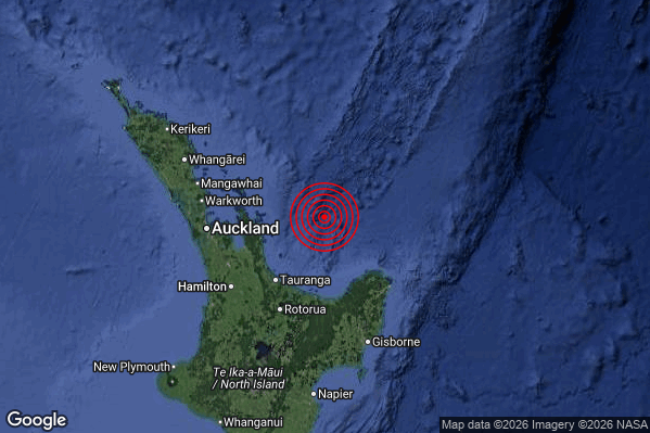 Terremoto 10:00:46 M6.1 epicentro “Off east coast of North Island New Zealand [Sea: New Zealand]”