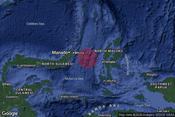 Terremoto 03:05:10 M5.6 epicentro “Indonesia [Sea]”