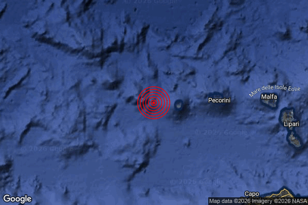 Terremoto 20:19:22 M2.8 epicentro “Isole Eolie (Messina)” Terremoto 20:19:22 M2.8 epicentro “Isole Eolie (Messina)”