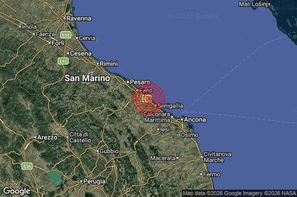 Terremoto 01:08:24 M2.2 epicentro “Costa Marchigiana Pesarese (Pesaro-Urbino)” Terremoto 01:08:24 M2.2 epicentro “Costa Marchigiana Pesarese (Pesaro-Urbino)”