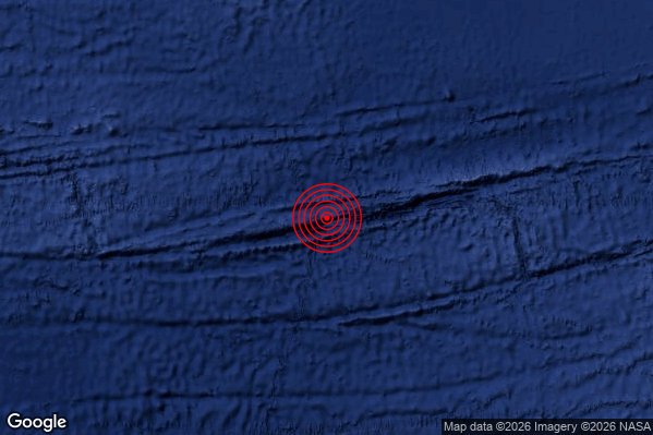 Terremoto 20:57:01 M6.4 epicentro “Central Mid-Atlantic Ridge [Sea]”