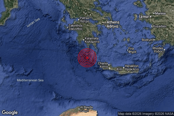 Terremoto 14:03:02 M4.7 epicentro “Greece [Sea]”