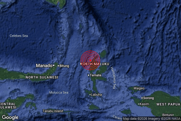 Terremoto 04:31:29 M6.0 epicentro “Halmahera Indonesia [Sea: Indonesia]”