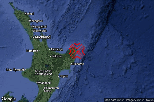 Terremoto 10:35:25 M5.6 epicentro “Off east coast of North Island New Zealand [Land: New Zealand]”