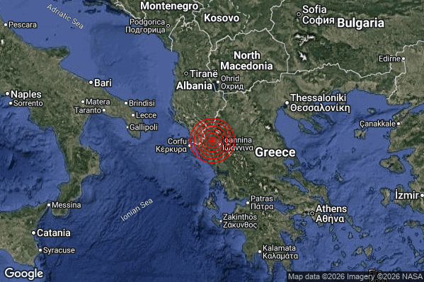 Terremoto 07:45:35 M3.4 epicentro “Greece [Land]”