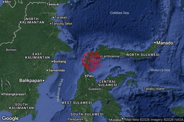 Terremoto 18:25:19 M5.8 epicentro “Minahassa Peninsula Sulawesi Indonesia [Sea: Indonesia]”