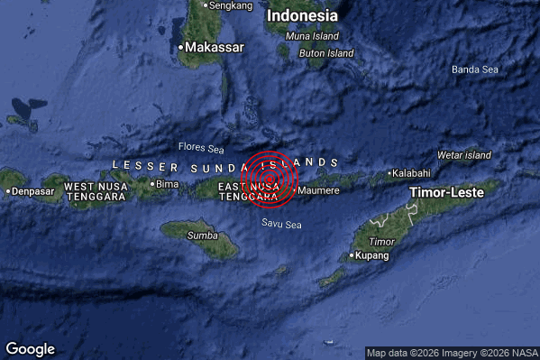 Terremoto 02:46:44 M5.6 epicentro “Indonesia [Sea]”