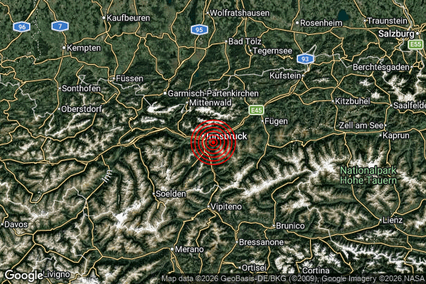 Terremoto 02:27:09 M2.4 epicentro “Confine Austria-Germania (AUSTRIA GERMANIA)” Terremoto 02:27:09 M2.4 epicentro “Confine Austria-Germania (AUSTRIA GERMANIA)”