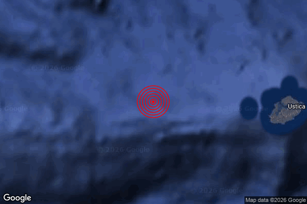 Terremoto 22:33:08 M2.2 epicentro “Tirreno Meridionale [Mare]”